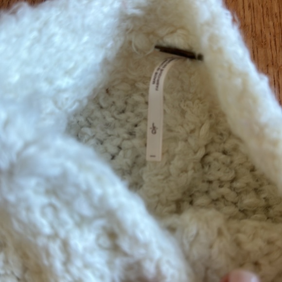 NWT FREE PEPLE CHEVRON STRIPE KNIT SWEATER L - Picture 4 of 4